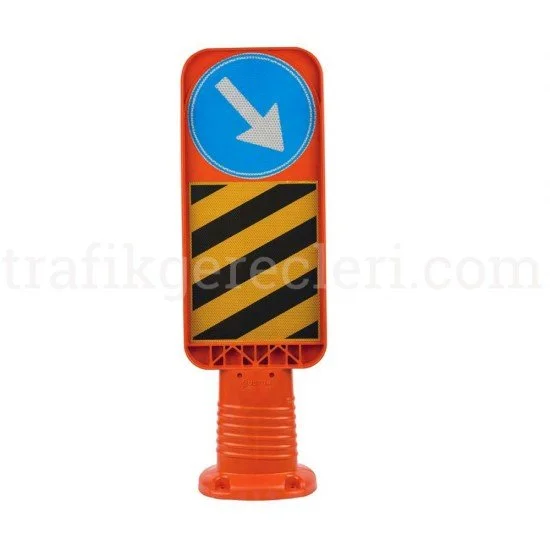 Refüj Başı Tabelaları - 300 MM Esnek Refüj Başı Tabelası