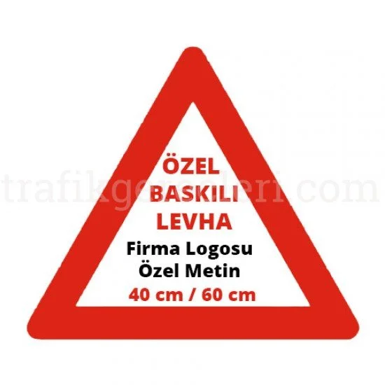 Galvaniz Sac Trafik Levhaları - Özel Tasarım Galvaniz Sac Trafik Levhası