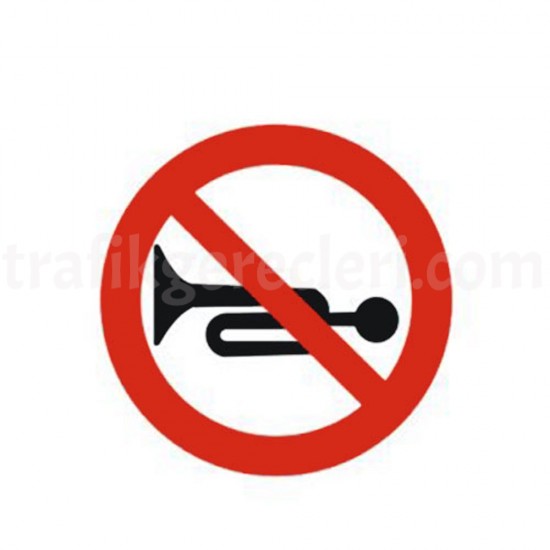 Trafik Tanzim Levhaları - Sesli İkaz Cihazlarının Kullanılması Yasaktır