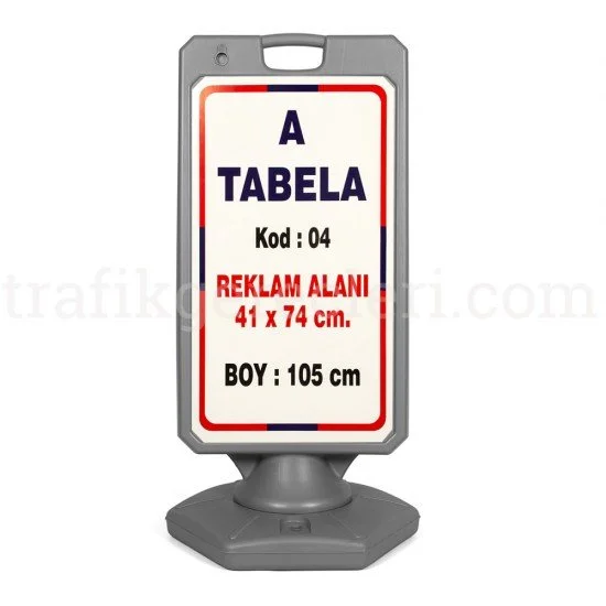 Reklam Dubaları - Reklam Dubası - A Tabela 105 cm (41x74)