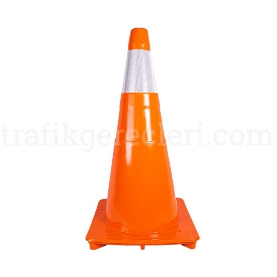 Trafik Konileri - 72 cm Kırılmaz Amerikan Koni (Tek Reflektifli)