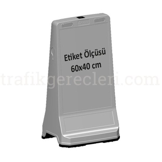 Reklam Dubaları - Ultra Levhalı Reklam Dubası (Gri Baskısız)