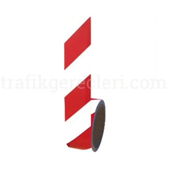 Reflektif Bantlar - Reflektif Bant - Kirmizi Beyaz (5 Cmx10 Mt)