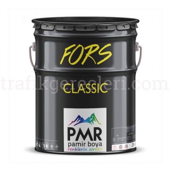 Yol Çizgi Boyaları - Pmr Fors Classic Yol Çizgi Boyası - Beyaz 25 Kg