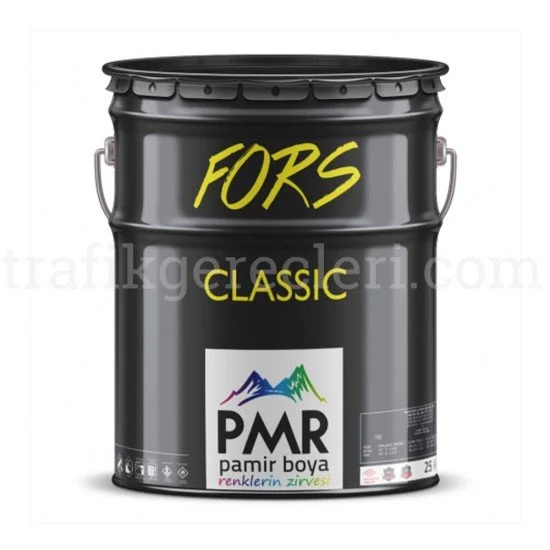 Yol Çizgi Boyaları - Pmr Fors Classic Yol Çizgi Boyası - Gri