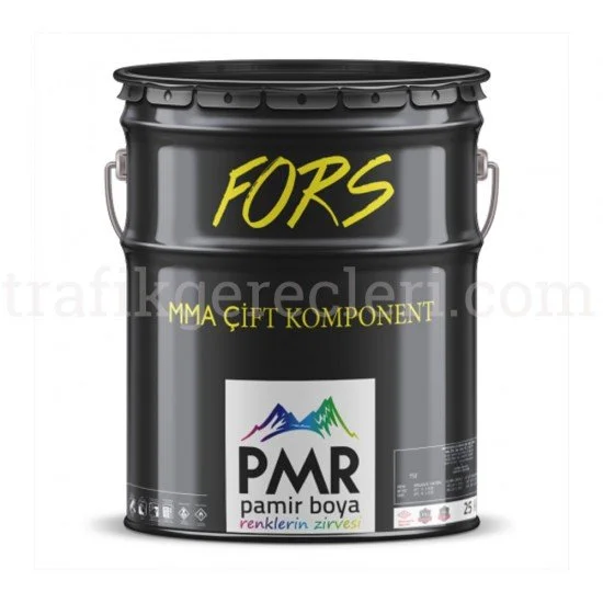 Yol Çizgi Boyaları - Pmr Fors Mma Çift Komponentli Yol Çizgi Boyası - Sarı