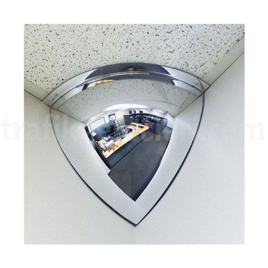 Kubbesel Aynalar - Çeyrek Kubbesel Ayna 80 cm