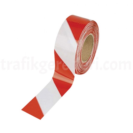 İkaz Şeridi - İkaz Şeridi 380 Metre (Kırmızı Beyaz)