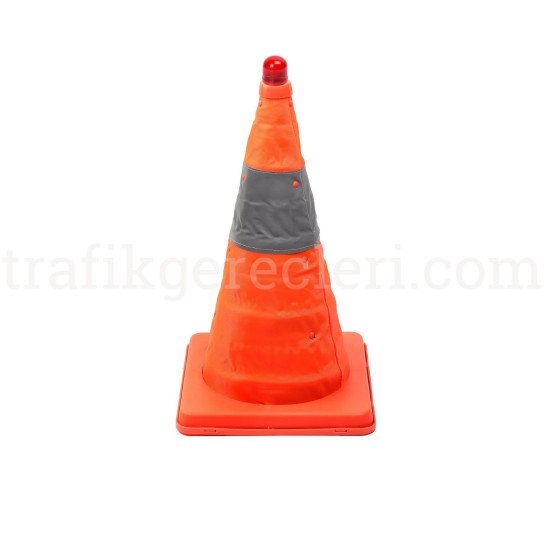 Ağırlıklı Koniler - Katlanır Trafik Konisi 40 cm