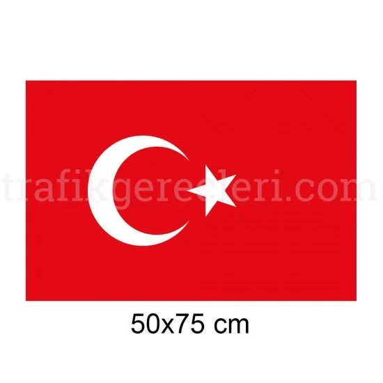 Bayrak Flama - Türk Bayrağı Alpaka (50x75 cm)