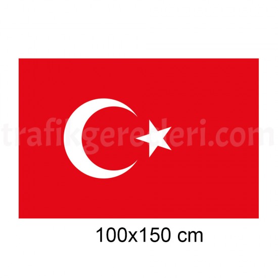 Bayrak Flama - Türk Bayrağı Alpaka (100x150 cm)