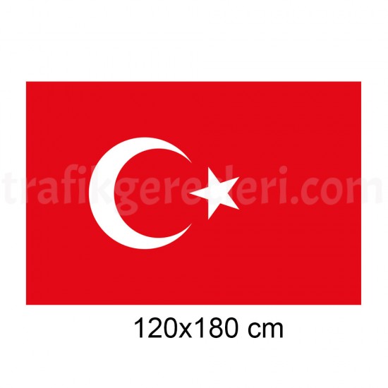 Bayrak Flama - Türk Bayrağı Alpaka (120x180 cm)