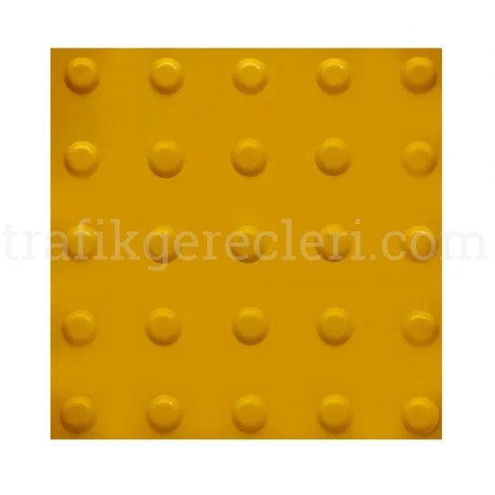 Hissedilebilir Yürüme Yüzeyleri - Hissedilebilir Yürüme Yüzeyi 30x30 cm (Uyarıcı Tip)
