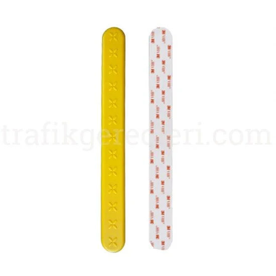 Hissedilebilir Yürüme Yüzeyleri - Sarı Termoplastik Poliüretan (TPU) Kılavuz Çubuk (Uzunluk: 28 cm) + Bant (Ekonomik)