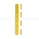 Hissedilebilir Yürüme Yüzeyleri - Sarı Termoplastik Poliüretan (TPU) Kılavuz Çubuk (Uzunluk: 28 cm) + Kama (Ekonomik)