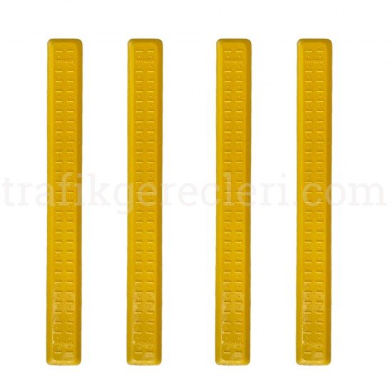 Sarı Termoplastik Poliüretan (TPU) Kılavuz Çubuk (Uzunluk: 28 cm) + Bant (Premium-TSE) Hissedilebilir Yürüme Yüzeyleri - Sarı Termoplastik Poliüretan (TPU) Kılavuz Çubuk (Uzunluk: 28 cm) + Bant (Premium-TSE)