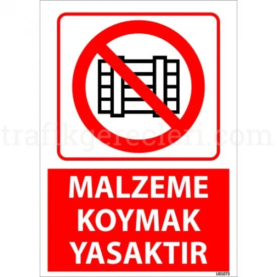 Bilgilendirici Levhalar - Düğüm Atmak Yasaktır Uyarı Levhası 25x35 cm