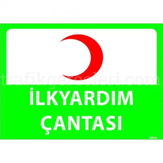 Bilgilendirici Levhalar - İlkYardım Çantası Levhası 25x35 cm