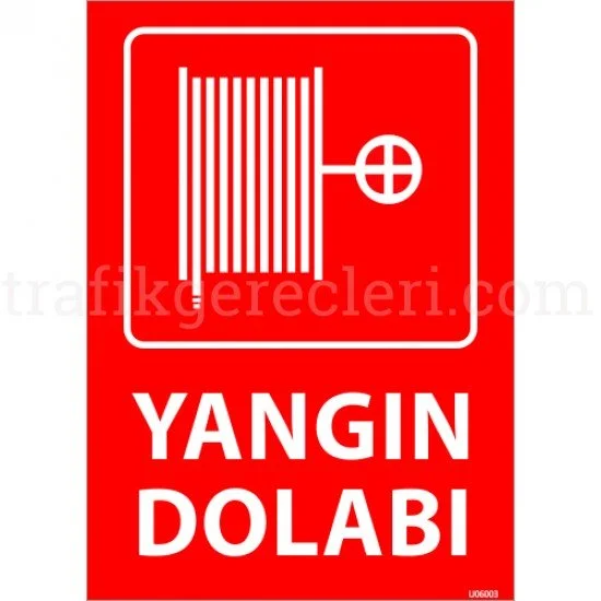 Yangın Levhaları - Yangın Dolabı Levhası 25x35 cm