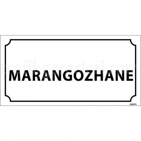 Bilgilendirici Levhalar - Marangozhane Levhası 12x24 cm