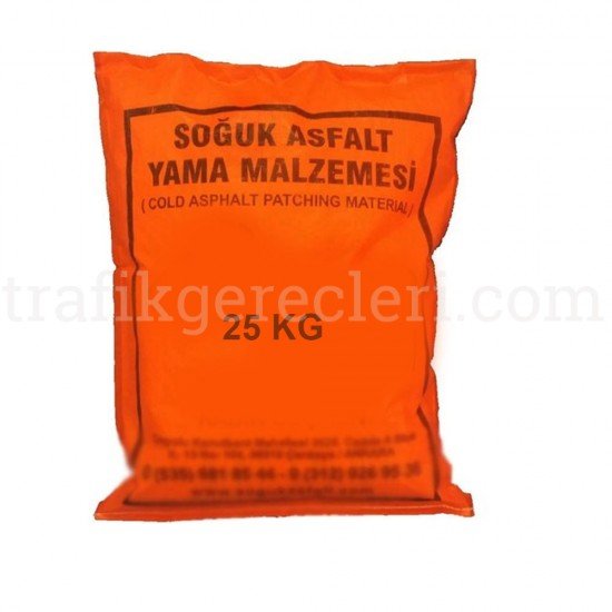 Asfalt Uygulamaları - Hazır Asfalt 25 Kg