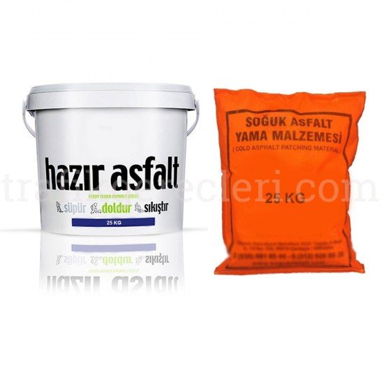 Asfalt Uygulamaları - Hazır Asfalt 25 Kg