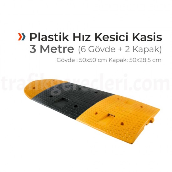 Plastik Kasis Setleri - Plastik Hız Kesici Kasis Seti (3 Metre)