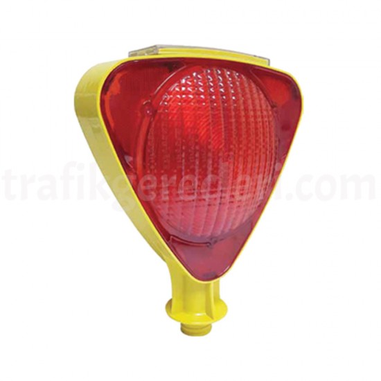 İkaz Lambaları - Solar Uyarıcı Lamba (Kırmızı)