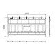 Güvenlik Bariyerleri - Euro Panel Bariyer 14 Kg (EUB200W-EU)