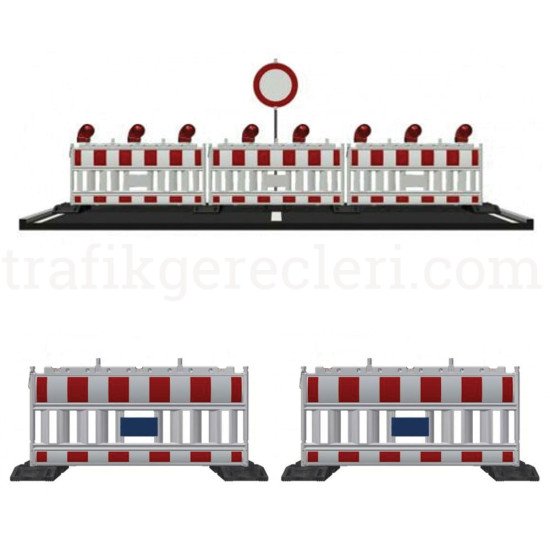 Güvenlik Bariyerleri - Euro Panel Bariyer 14 Kg (EUB200W-EU)