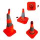 Ağırlıklı Koniler - Katlanır Trafik Konisi 70 cm