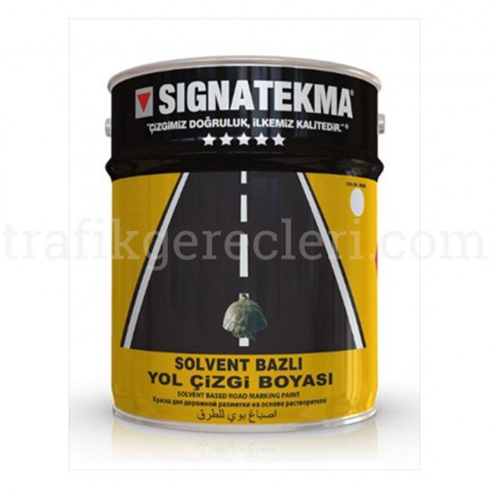 Yol Çizgi Boyaları - Signaline Tek Kompenantlı Yol Çizgi Boyası 25 Kg
