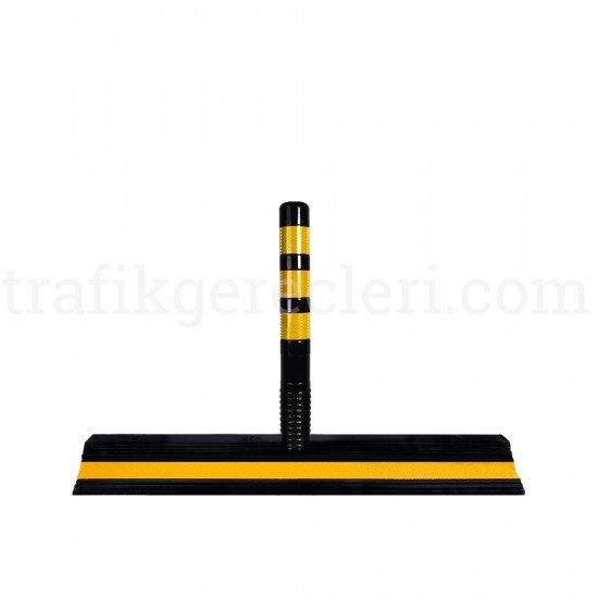Delinatörlü Stoper - Siyah Tabanlı Delinatör Stoper 75x100 cm