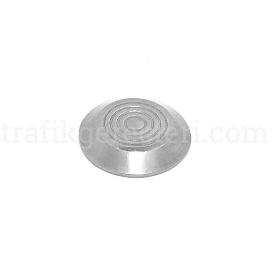Hissedilebilir Yürüme Yüzeyleri - Paslanmaz Çelik 304 Uyarıcı Nokta (Çap: 25 mm) + Bant