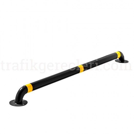 Otopark Araç Stoperi - Otopark Araç Stoperi Siyah 185 cm Ø76 2 mm