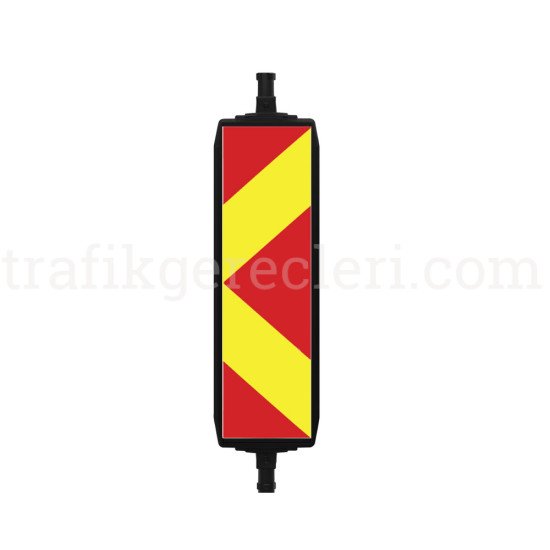 Güvenlik Bariyerleri - Onarım Yaklaşım Levhası Trafik Paneli Siyah (1330x315 mm)