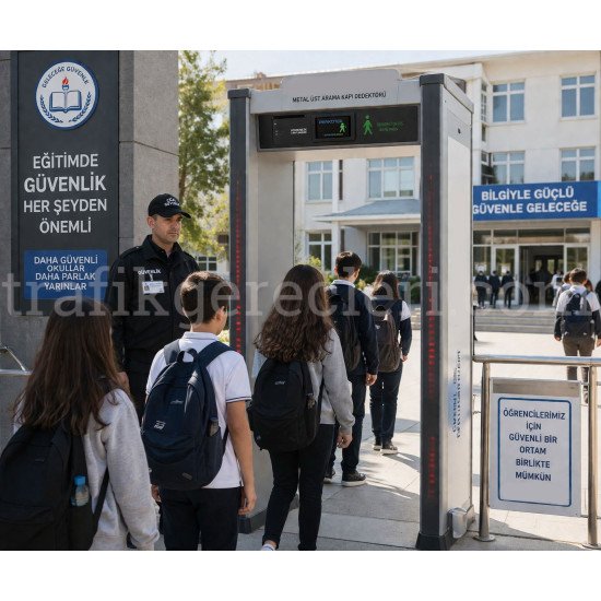 Güvenlik Bariyerleri - Metal Üst Arama Kapı Dedektörü Secuda (SEC250)