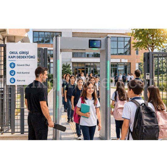 Güvenlik Bariyerleri - Metal Üst Arama Kapı Dedektörü Secuda (SEC250)