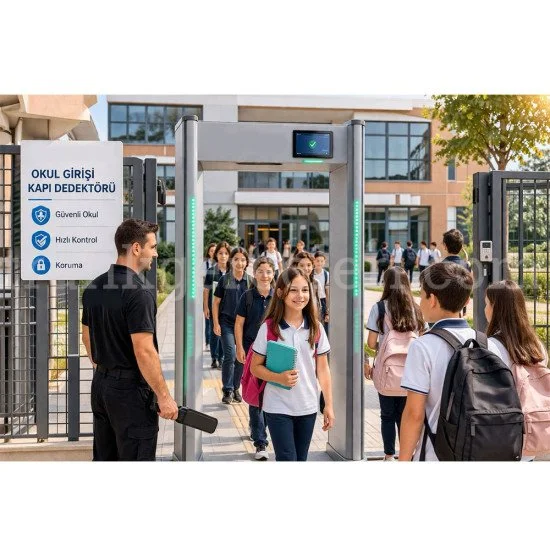 Güvenlik Bariyerleri - Metal Üst Arama Kapı Dedektörü Secuda (SEC250)