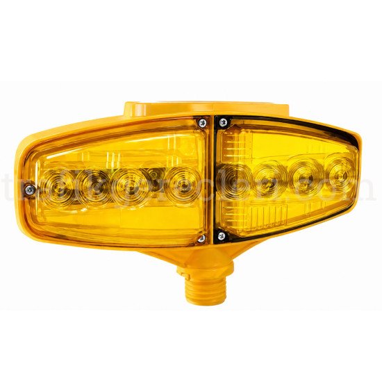İkaz Lambaları - Çakar Flaşörlü Solar Lamba Sarı Led (17x30 cm)