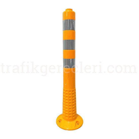 Delinatörler - Esnek Şerit Ayırıcı Delinatör Soketli TPE (Sarı 75 Cm)