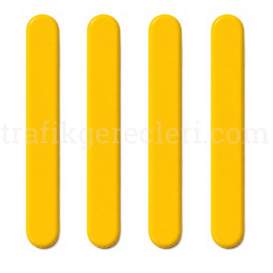 Hissedilebilir Yürüme Yüzeyleri - Hissedilebilir Yürüme Yüzeyi İç Mekan Kılavuz (Çubuk) 28 Cm + Bant