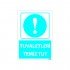 Tuvaletleri Temiz Tut Uyarı Levhası 25x35 cm
