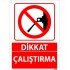Dikkat Çalıştırma Levhası 25x35 cm