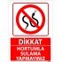 Dikkat Hortumla Sulama Yapmayınz Levhası 25x35 cm