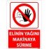 Elinin Yağını Makineye Sürme Levhası 25x35 cm