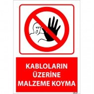 Kabloların Üzerine Malzeme Koyma Levhası 25x35 cm