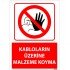 Kabloların Üzerine Malzeme Koyma Levhası 25x35 cm