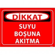 Suyu Boşuna Akıtma Levhası 25x35 cm