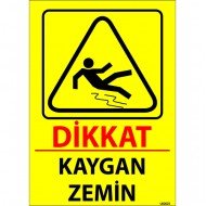 Dikkat Kaygan Zemin Levhası 25x35 cm
